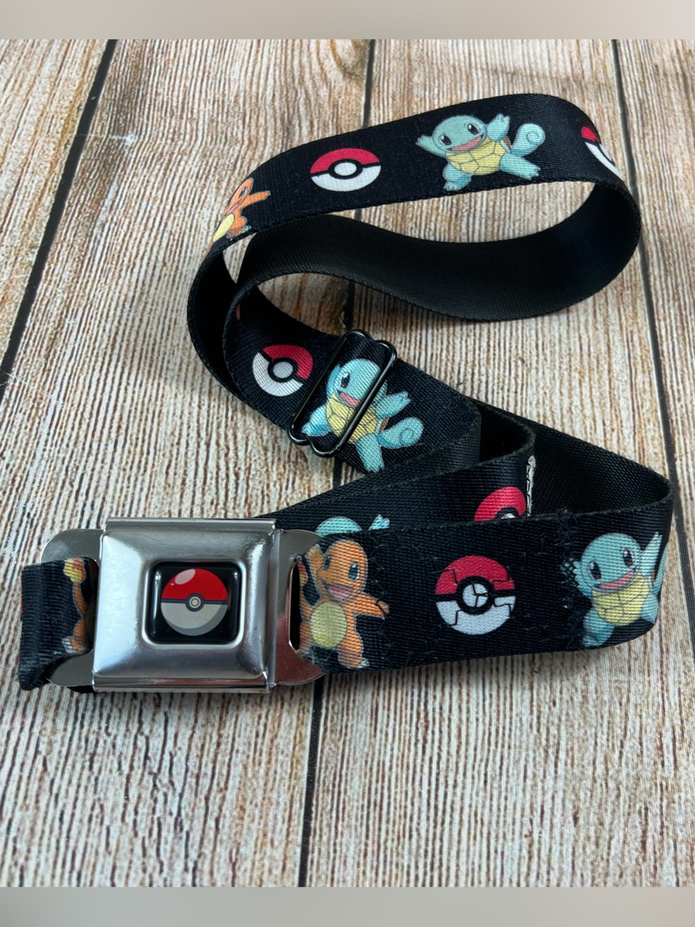 Pokémon Buckle Down Adjustable Seatbelt Belt All Over Print One Size 2013 - Picture 5 of 7